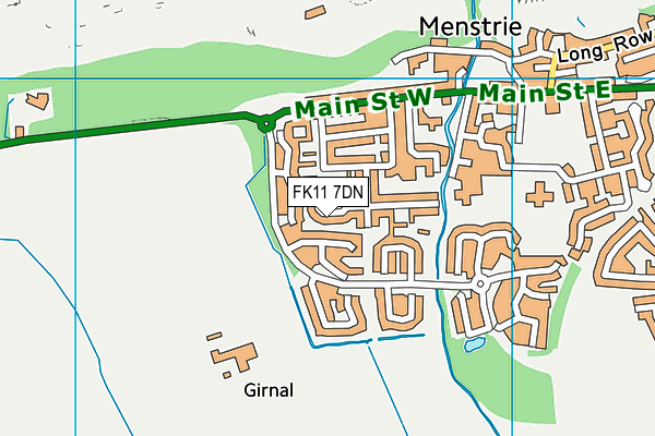 FK11 7DN map - OS VectorMap District (Ordnance Survey) FK11 7DN map - OS VectorMap District (Ordnance Survey)