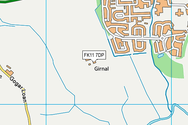 FK11 7DP map - OS VectorMap District (Ordnance Survey) FK11 7DP map - OS VectorMap District (Ordnance Survey)