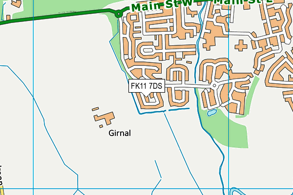FK11 7DS map - OS VectorMap District (Ordnance Survey) FK11 7DS map - OS VectorMap District (Ordnance Survey)