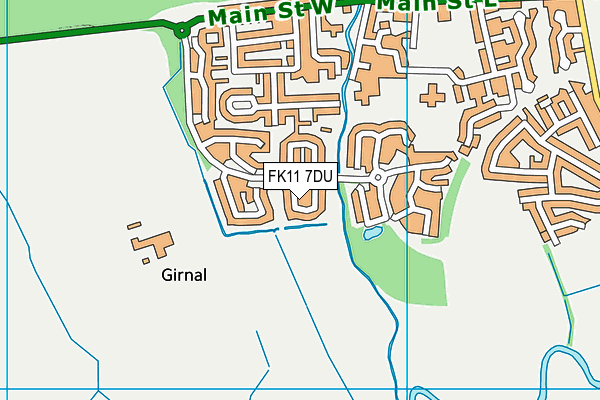 FK11 7DU map - OS VectorMap District (Ordnance Survey) FK11 7DU map - OS VectorMap District (Ordnance Survey)