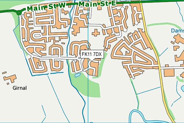 FK11 7DX map - OS VectorMap District (Ordnance Survey) FK11 7DX map - OS VectorMap District (Ordnance Survey)