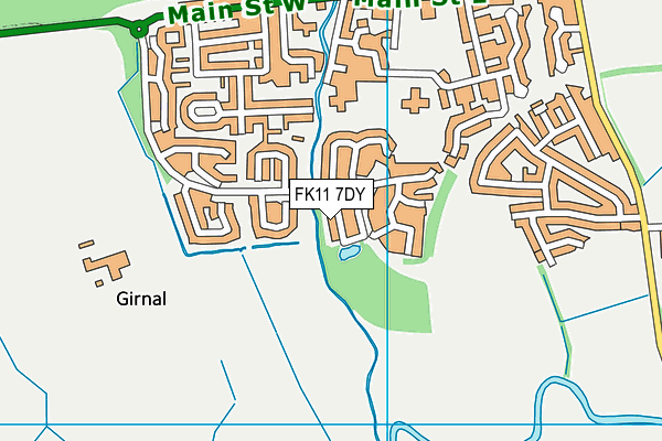 FK11 7DY map - OS VectorMap District (Ordnance Survey) FK11 7DY map - OS VectorMap District (Ordnance Survey)