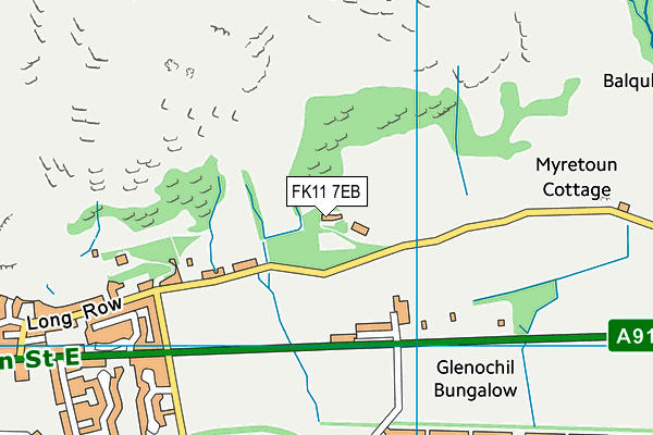 FK11 7EB map - OS VectorMap District (Ordnance Survey) FK11 7EB map - OS VectorMap District (Ordnance Survey)