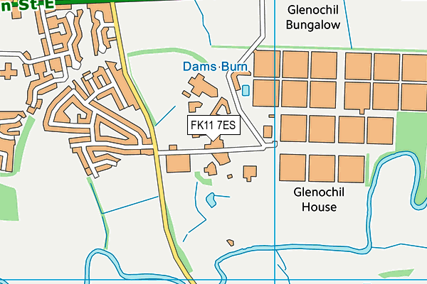 FK11 7ES map - OS VectorMap District (Ordnance Survey) FK11 7ES map - OS VectorMap District (Ordnance Survey)