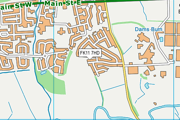 FK11 7HD map - OS VectorMap District (Ordnance Survey) FK11 7HD map - OS VectorMap District (Ordnance Survey)