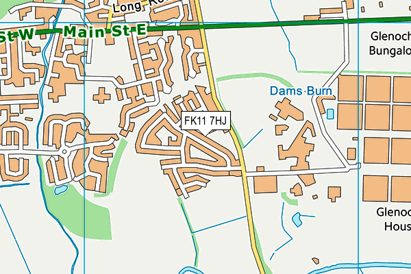 FK11 7HJ map - OS VectorMap District (Ordnance Survey)