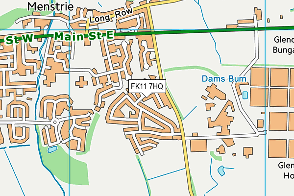 FK11 7HQ map - OS VectorMap District (Ordnance Survey) FK11 7HQ map - OS VectorMap District (Ordnance Survey)