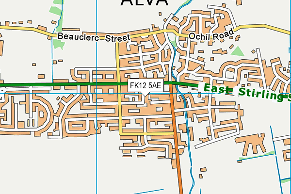 FK12 5AE map - OS VectorMap District (Ordnance Survey) FK12 5AE map - OS VectorMap District (Ordnance Survey)