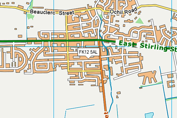 FK12 5AL map - OS VectorMap District (Ordnance Survey) FK12 5AL map - OS VectorMap District (Ordnance Survey)