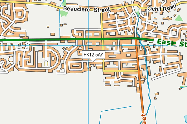 FK12 5AY map - OS VectorMap District (Ordnance Survey) FK12 5AY map - OS VectorMap District (Ordnance Survey)