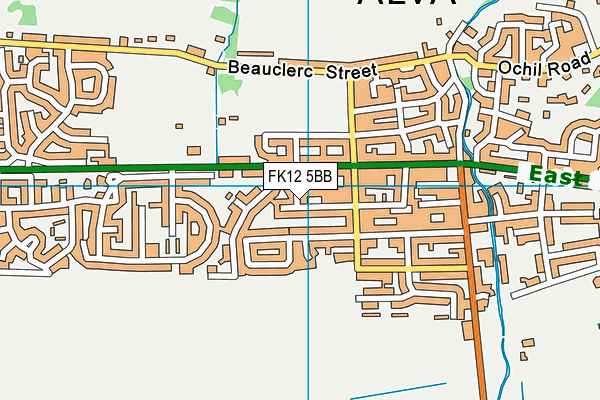 FK12 5BB map - OS VectorMap District (Ordnance Survey) FK12 5BB map - OS VectorMap District (Ordnance Survey)
