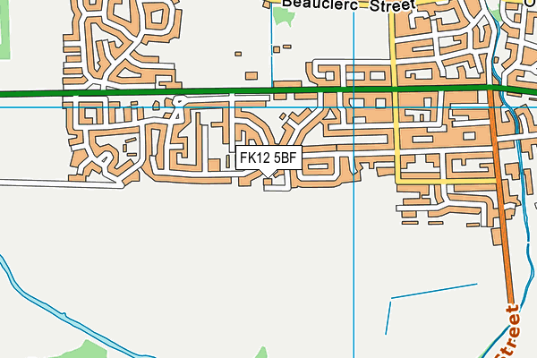 FK12 5BF map - OS VectorMap District (Ordnance Survey) FK12 5BF map - OS VectorMap District (Ordnance Survey)