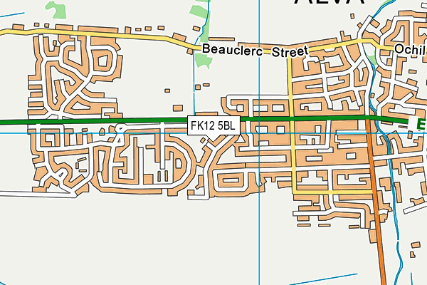 FK12 5BL map - OS VectorMap District (Ordnance Survey) FK12 5BL map - OS VectorMap District (Ordnance Survey)