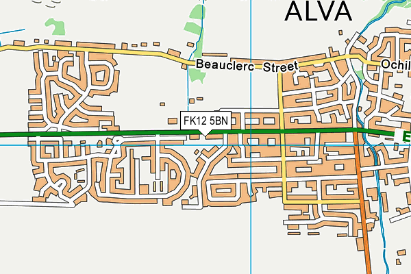 FK12 5BN map - OS VectorMap District (Ordnance Survey) FK12 5BN map - OS VectorMap District (Ordnance Survey)