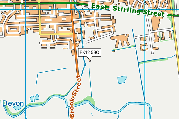 FK12 5BQ map - OS VectorMap District (Ordnance Survey) FK12 5BQ map - OS VectorMap District (Ordnance Survey)