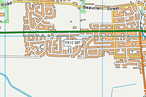 FK12 5BT map - OS VectorMap District (Ordnance Survey) FK12 5BT map - OS VectorMap District (Ordnance Survey)