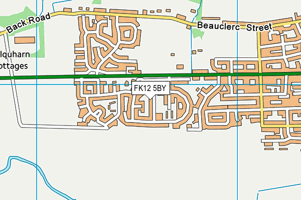 FK12 5BY map - OS VectorMap District (Ordnance Survey) FK12 5BY map - OS VectorMap District (Ordnance Survey)