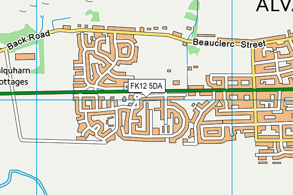 FK12 5DA map - OS VectorMap District (Ordnance Survey) FK12 5DA map - OS VectorMap District (Ordnance Survey)