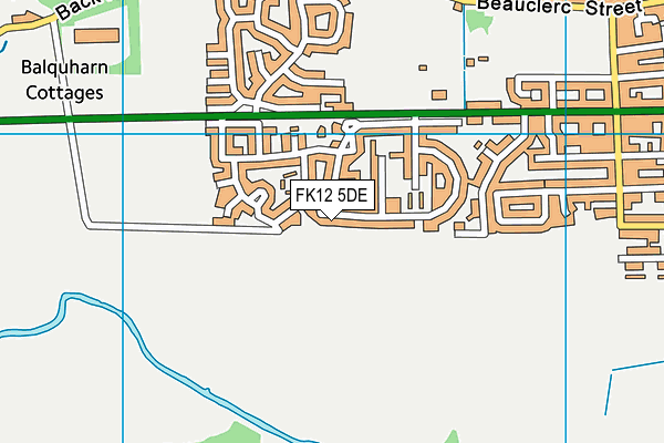 FK12 5DE map - OS VectorMap District (Ordnance Survey) FK12 5DE map - OS VectorMap District (Ordnance Survey)