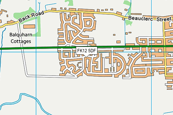 FK12 5DF map - OS VectorMap District (Ordnance Survey) FK12 5DF map - OS VectorMap District (Ordnance Survey)