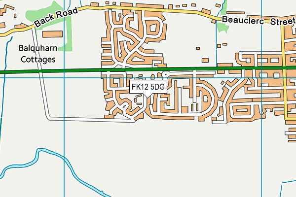 FK12 5DG map - OS VectorMap District (Ordnance Survey) FK12 5DG map - OS VectorMap District (Ordnance Survey)