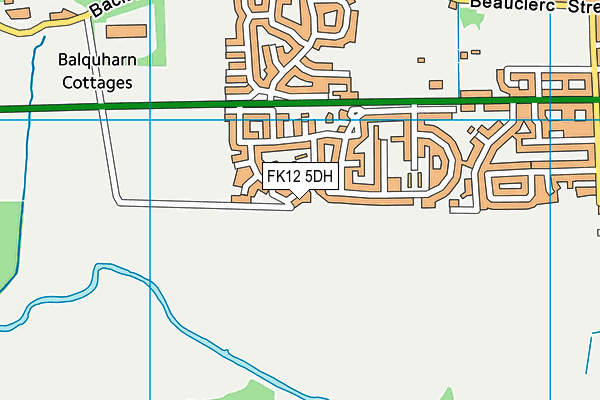 FK12 5DH map - OS VectorMap District (Ordnance Survey) FK12 5DH map - OS VectorMap District (Ordnance Survey)