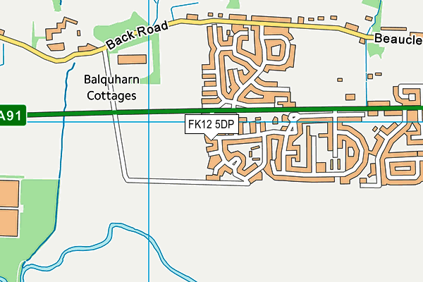 FK12 5DP map - OS VectorMap District (Ordnance Survey) FK12 5DP map - OS VectorMap District (Ordnance Survey)