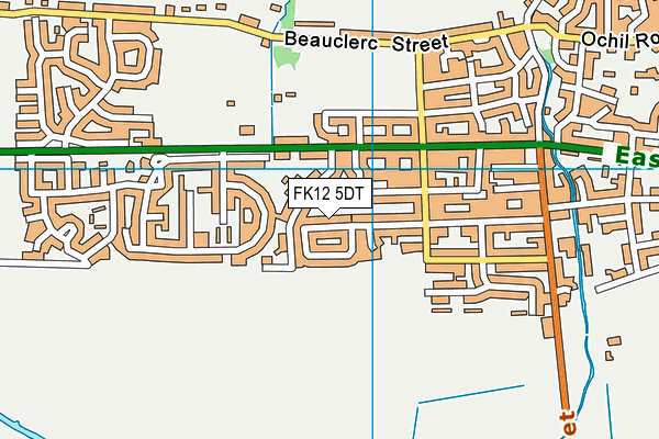FK12 5DT map - OS VectorMap District (Ordnance Survey) FK12 5DT map - OS VectorMap District (Ordnance Survey)