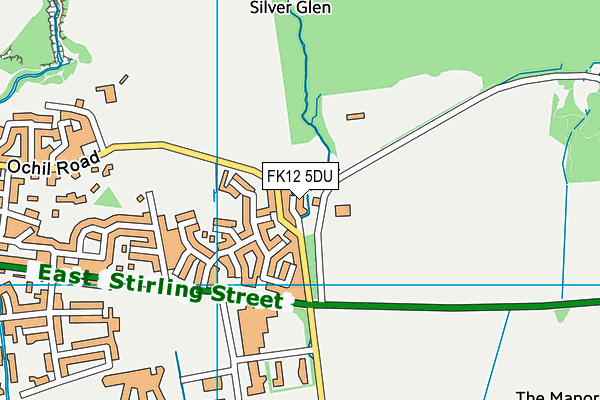 FK12 5DU map - OS VectorMap District (Ordnance Survey) FK12 5DU map - OS VectorMap District (Ordnance Survey)