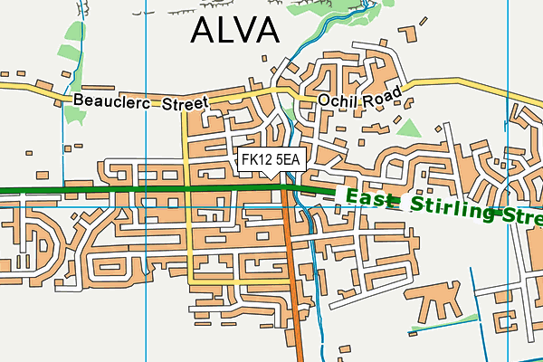 FK12 5EA map - OS VectorMap District (Ordnance Survey) FK12 5EA map - OS VectorMap District (Ordnance Survey)