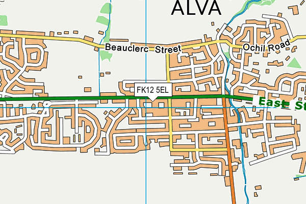 FK12 5EL map - OS VectorMap District (Ordnance Survey) FK12 5EL map - OS VectorMap District (Ordnance Survey)