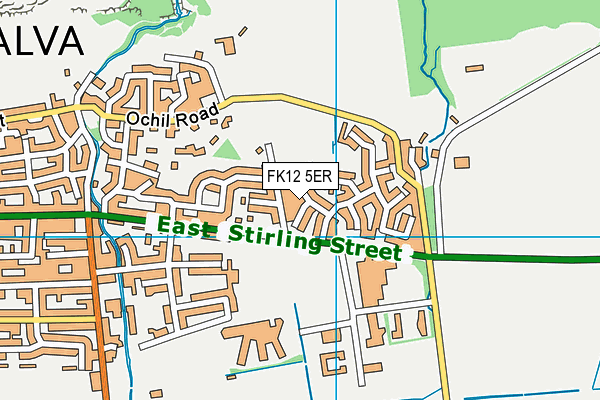 FK12 5ER map - OS VectorMap District (Ordnance Survey) FK12 5ER map - OS VectorMap District (Ordnance Survey)