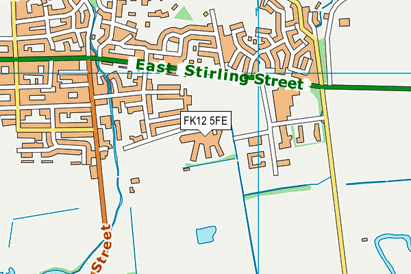 FK12 5FE map - OS VectorMap District (Ordnance Survey) FK12 5FE map - OS VectorMap District (Ordnance Survey)