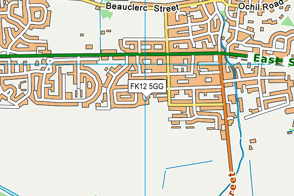 FK12 5GG map - OS VectorMap District (Ordnance Survey) FK12 5GG map - OS VectorMap District (Ordnance Survey)