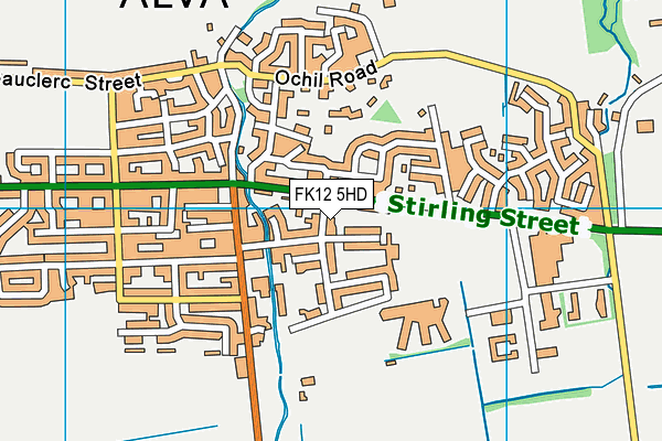 FK12 5HD map - OS VectorMap District (Ordnance Survey) FK12 5HD map - OS VectorMap District (Ordnance Survey)