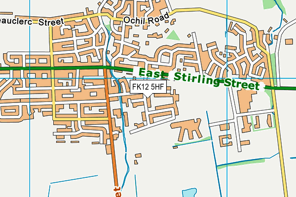 FK12 5HF map - OS VectorMap District (Ordnance Survey) FK12 5HF map - OS VectorMap District (Ordnance Survey)