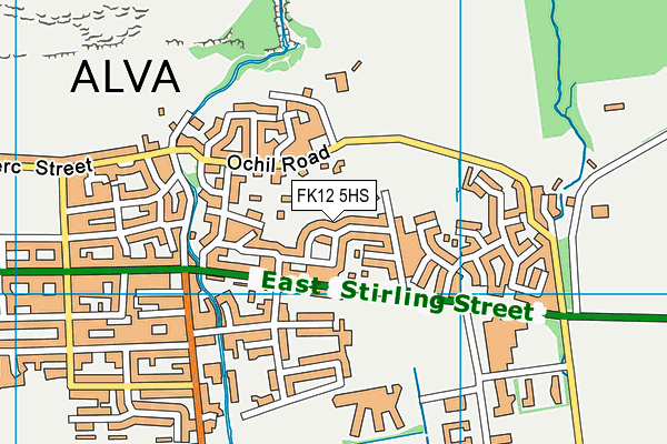 FK12 5HS map - OS VectorMap District (Ordnance Survey) FK12 5HS map - OS VectorMap District (Ordnance Survey)