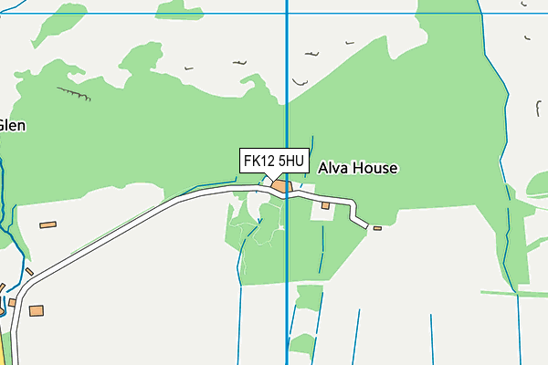 FK12 5HU map - OS VectorMap District (Ordnance Survey)