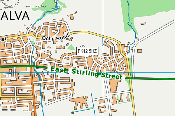 FK12 5HZ map - OS VectorMap District (Ordnance Survey) FK12 5HZ map - OS VectorMap District (Ordnance Survey)