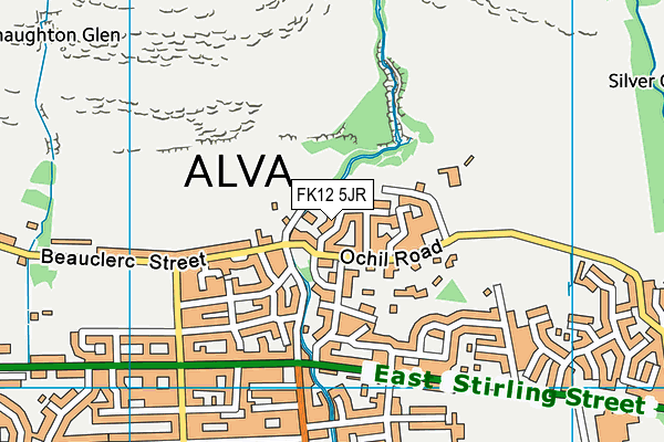 FK12 5JR map - OS VectorMap District (Ordnance Survey) FK12 5JR map - OS VectorMap District (Ordnance Survey)
