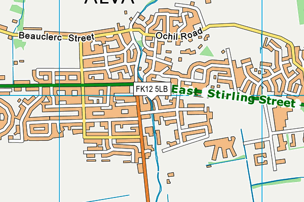 FK12 5LB map - OS VectorMap District (Ordnance Survey) FK12 5LB map - OS VectorMap District (Ordnance Survey)