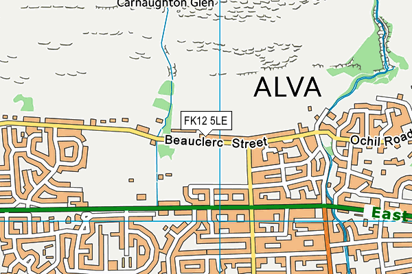 FK12 5LE map - OS VectorMap District (Ordnance Survey) FK12 5LE map - OS VectorMap District (Ordnance Survey)