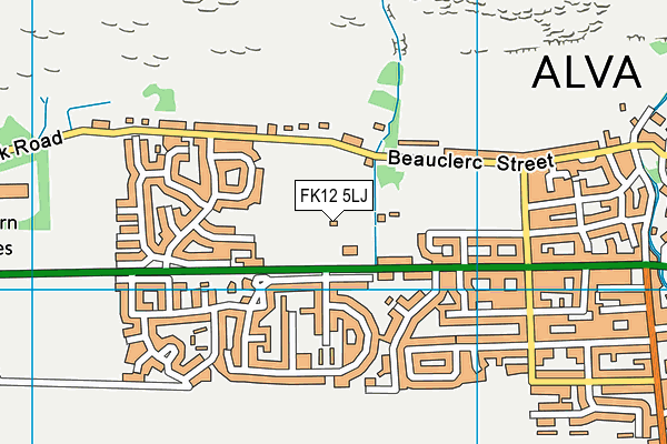 FK12 5LJ map - OS VectorMap District (Ordnance Survey) FK12 5LJ map - OS VectorMap District (Ordnance Survey)