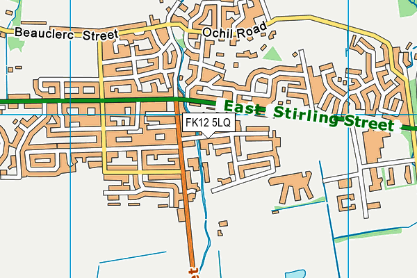 FK12 5LQ map - OS VectorMap District (Ordnance Survey) FK12 5LQ map - OS VectorMap District (Ordnance Survey)