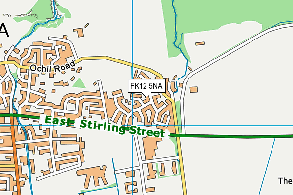 FK12 5NA map - OS VectorMap District (Ordnance Survey) FK12 5NA map - OS VectorMap District (Ordnance Survey)
