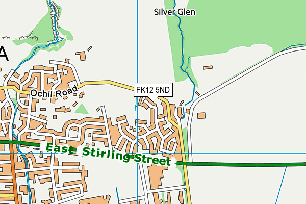 FK12 5ND map - OS VectorMap District (Ordnance Survey) FK12 5ND map - OS VectorMap District (Ordnance Survey)