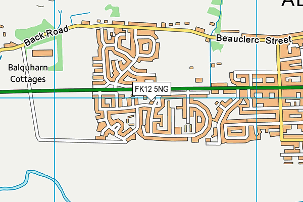 FK12 5NG map - OS VectorMap District (Ordnance Survey) FK12 5NG map - OS VectorMap District (Ordnance Survey)