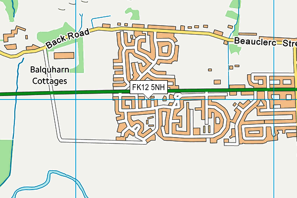 FK12 5NH map - OS VectorMap District (Ordnance Survey) FK12 5NH map - OS VectorMap District (Ordnance Survey)