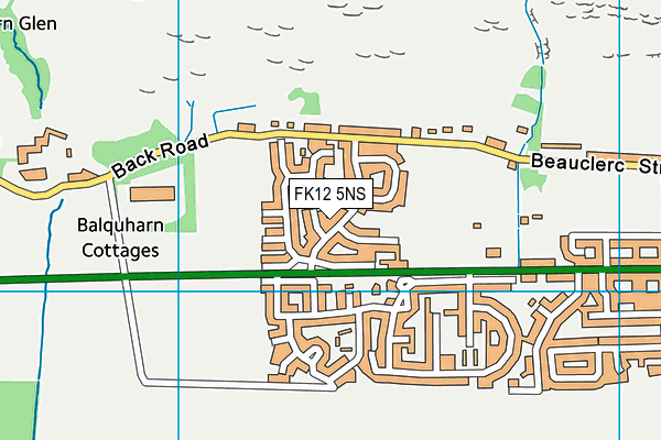 FK12 5NS map - OS VectorMap District (Ordnance Survey) FK12 5NS map - OS VectorMap District (Ordnance Survey)