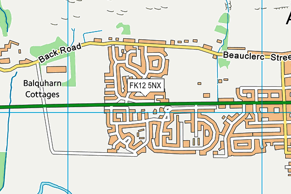 FK12 5NX map - OS VectorMap District (Ordnance Survey) FK12 5NX map - OS VectorMap District (Ordnance Survey)